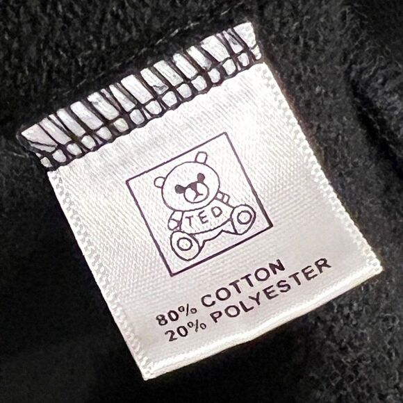 Teddy Fresh Hoodie Adult L Black I Heart Mom Graphic Rainbow Heart - Picture 6 of 12